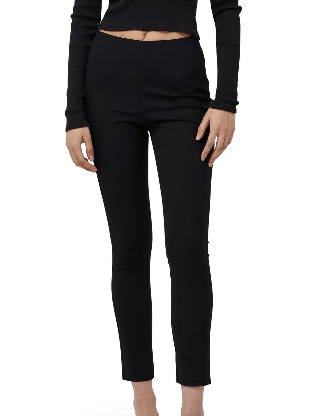 Rag & Bone Simone Stretch Ankle Pants Black Size 2